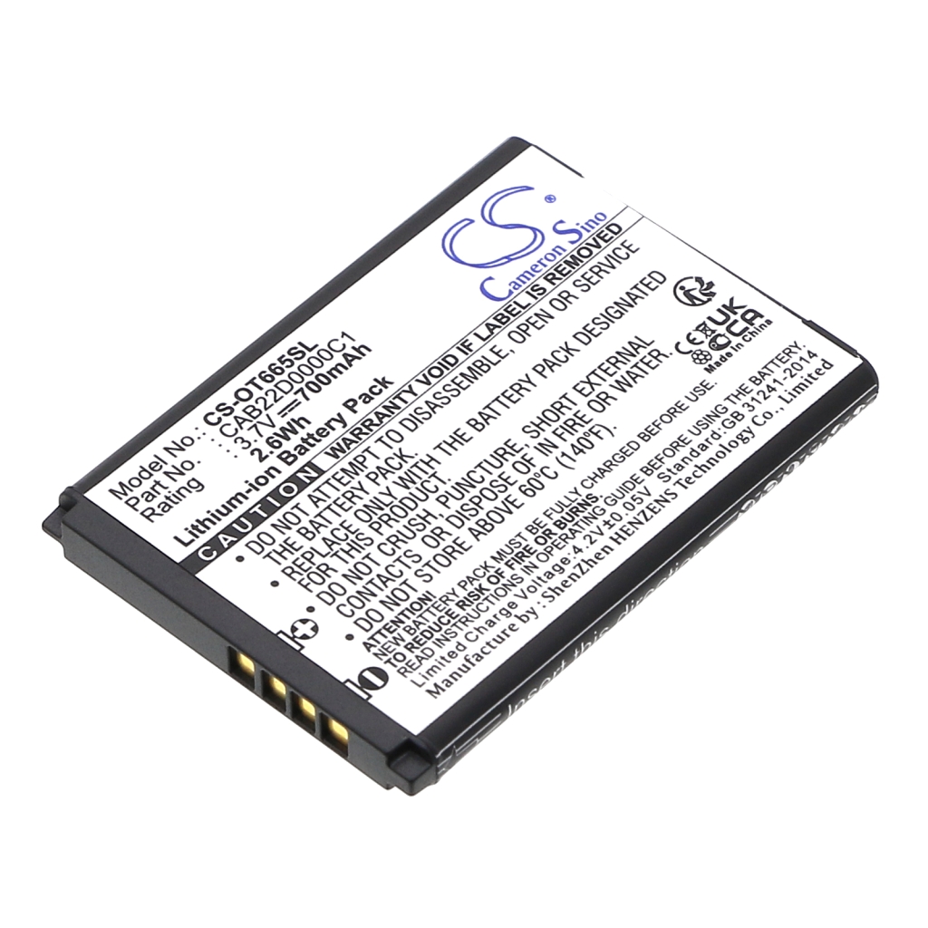 Mobile Phone Battery Alcatel One Touch 2010D