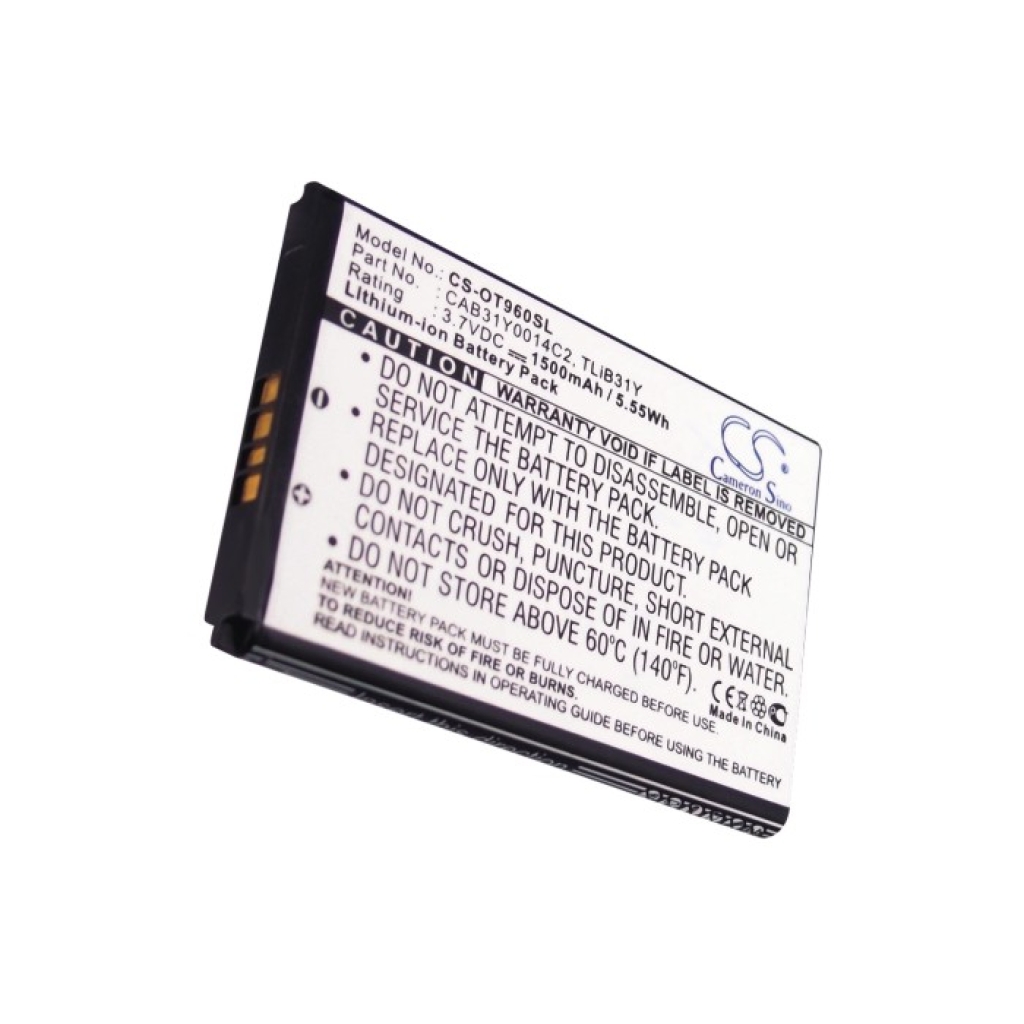 Mobile Phone Battery Alcatel One Touch 955