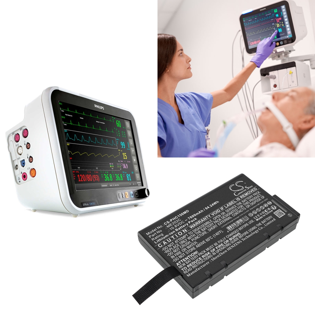Baterie do urządzeń medycznych Philips Efficia CM120