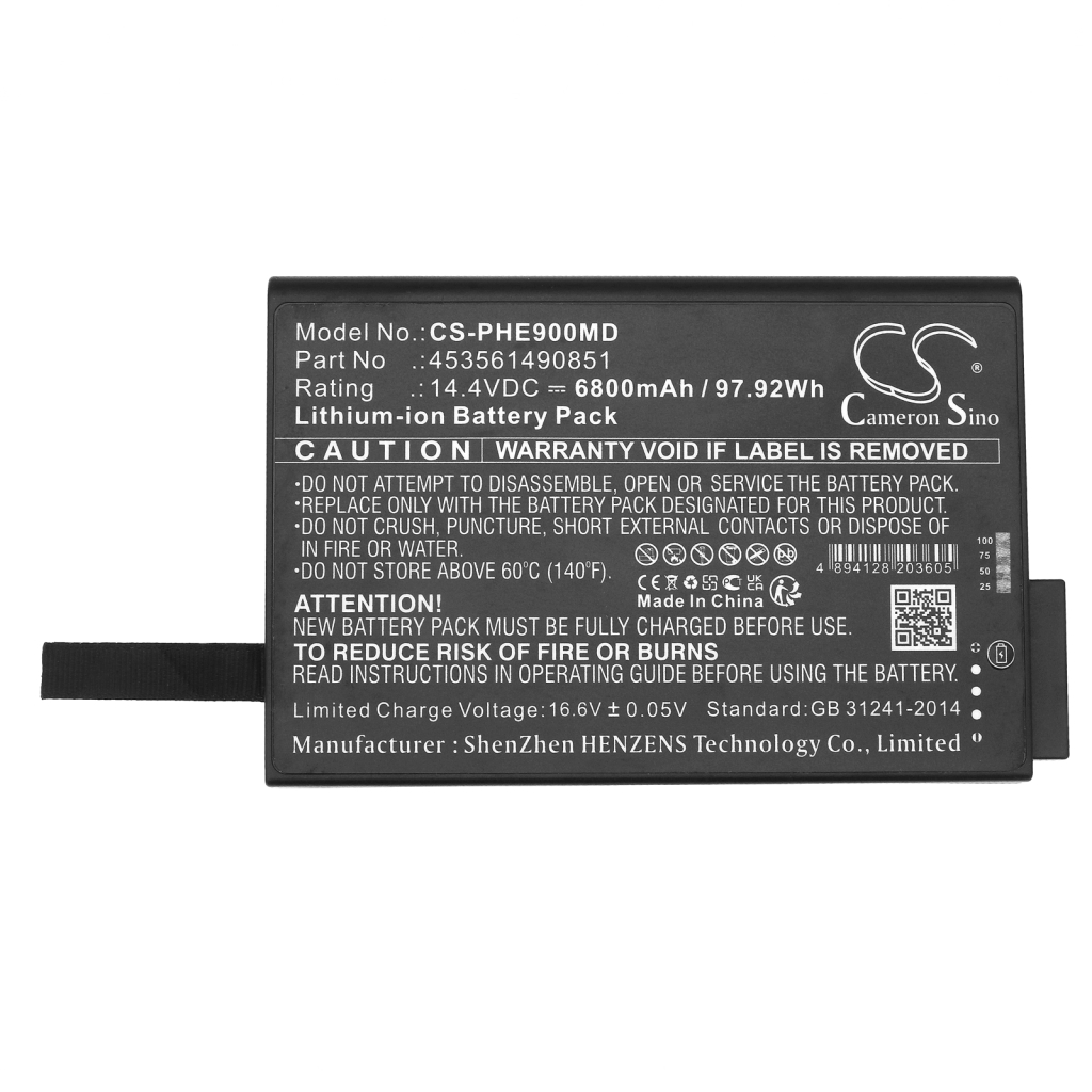 Baterie do urządzeń medycznych Philips CS-PHE900MD