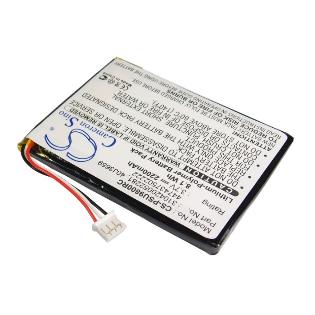 Baterie do pilota zdalnego sterowania Philips CS-PSU9800RC