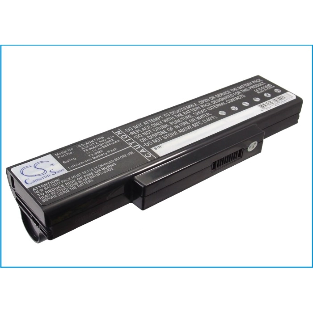 Notebook battery Asus K72JR