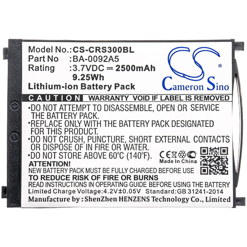 BarCode, Scanner Battery Cipherlab CS-CRS300BL