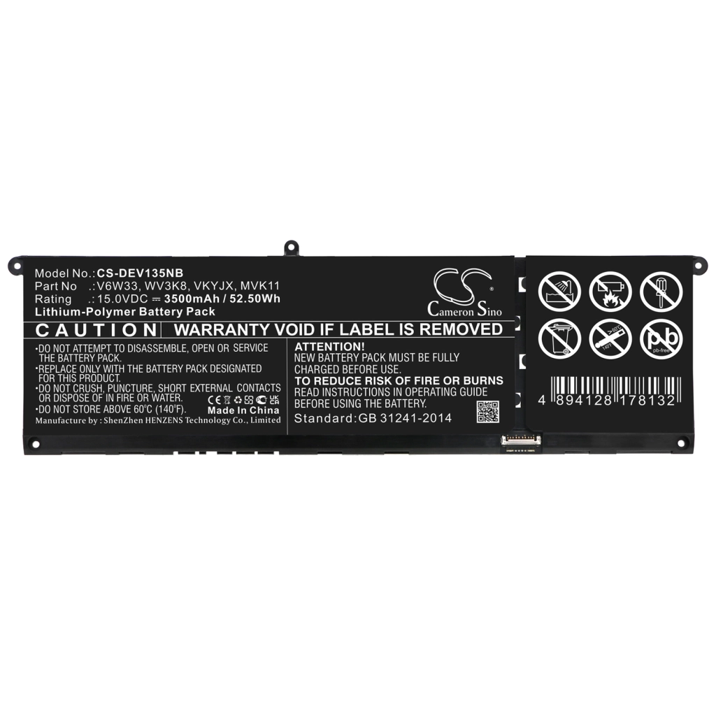 Bateria do notebooków DELL CS-DEV135NB