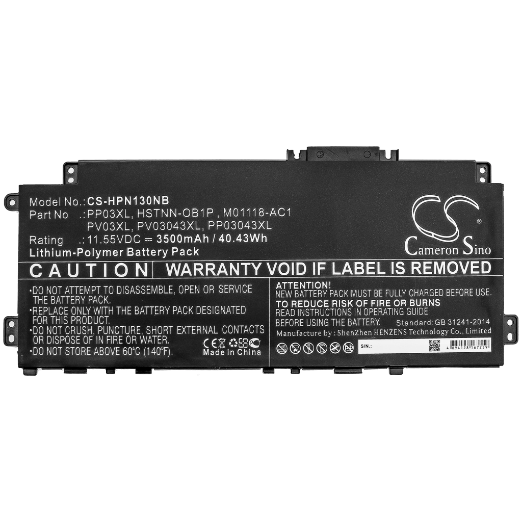 Bateria do notebooków HP CS-HPN130NB