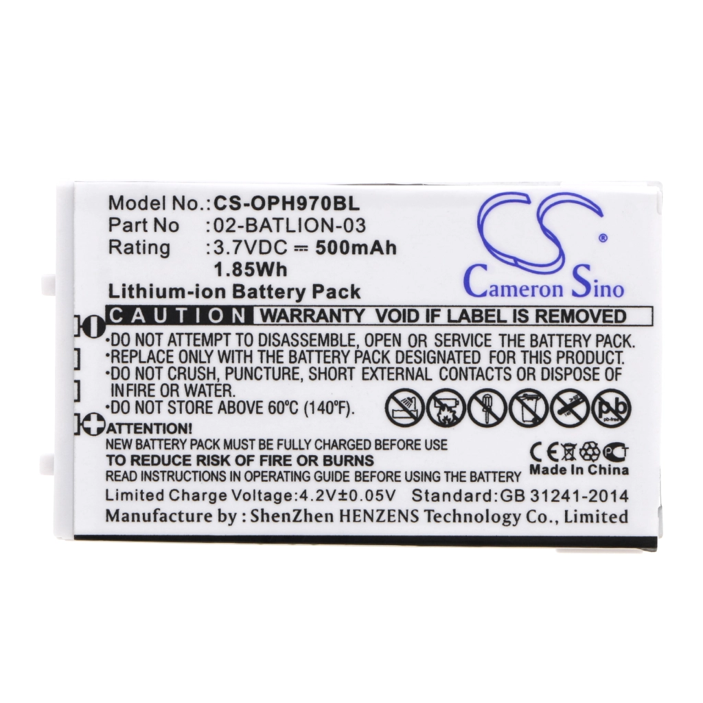 BarCode, Scanner Battery Opticon OPL-7724