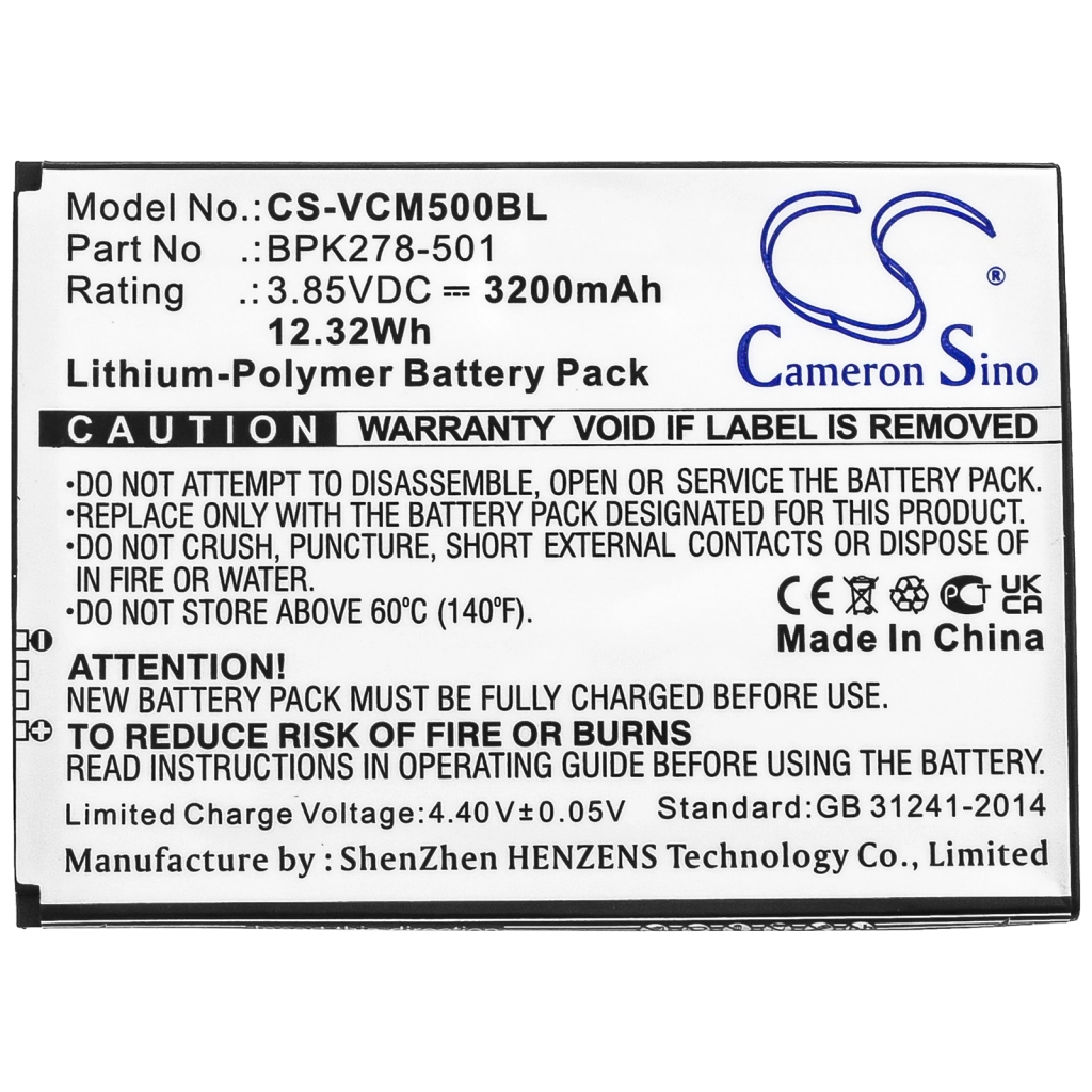 Payment Terminal Battery Verifone CS-VCM500BL