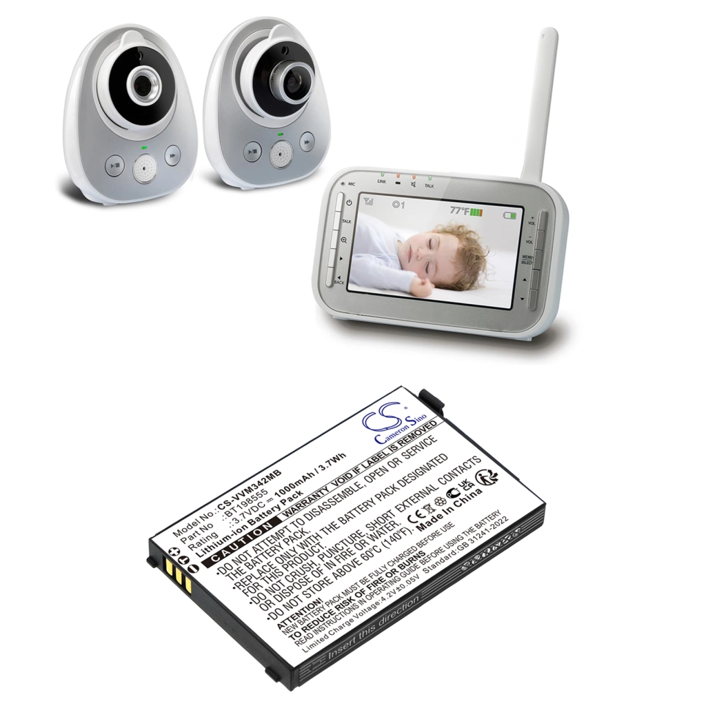BabyPhone Battery Vtech CS-VVM342MB