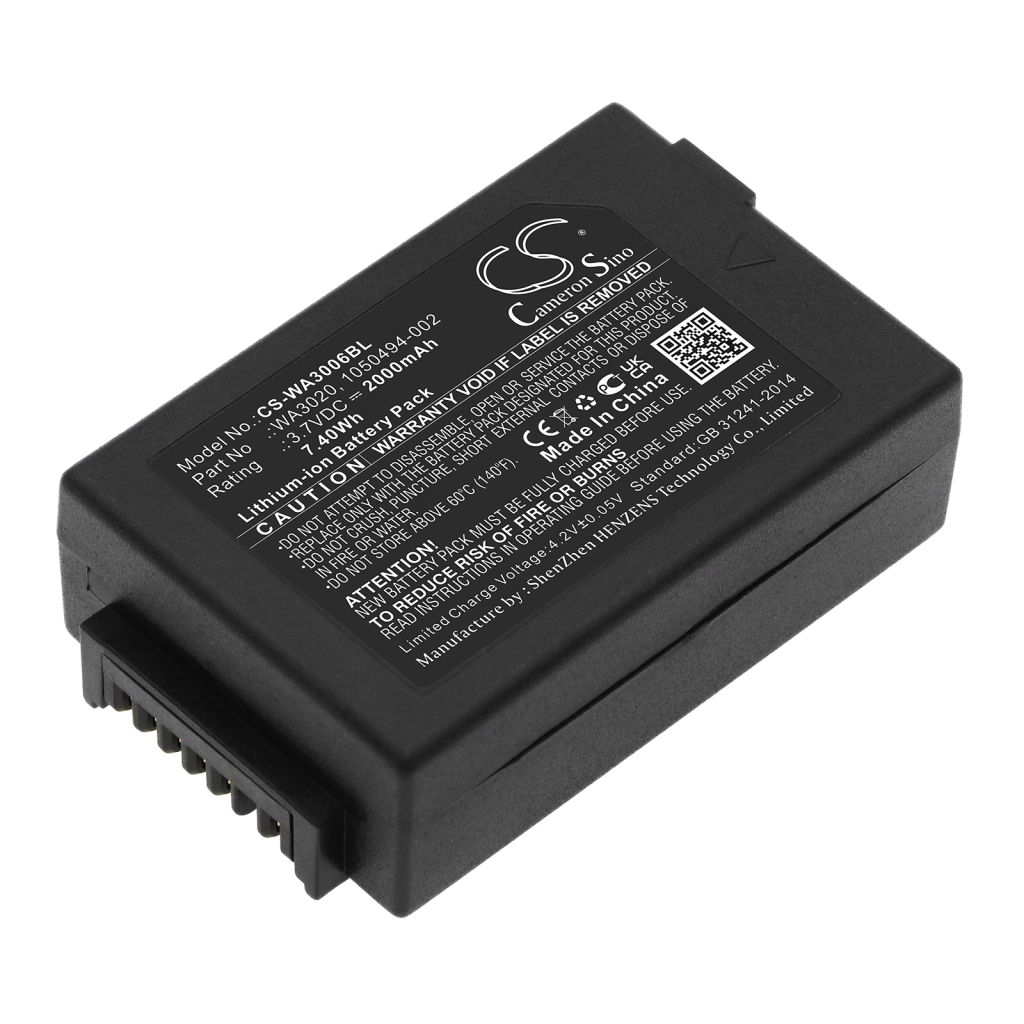BarCode, Scanner Battery Pantone 7527C