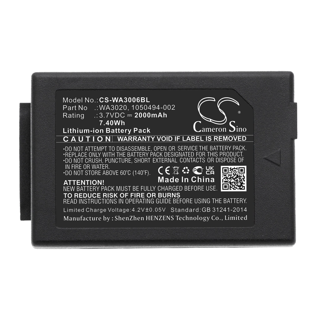 BarCode, Scanner Battery Pantone 7527C