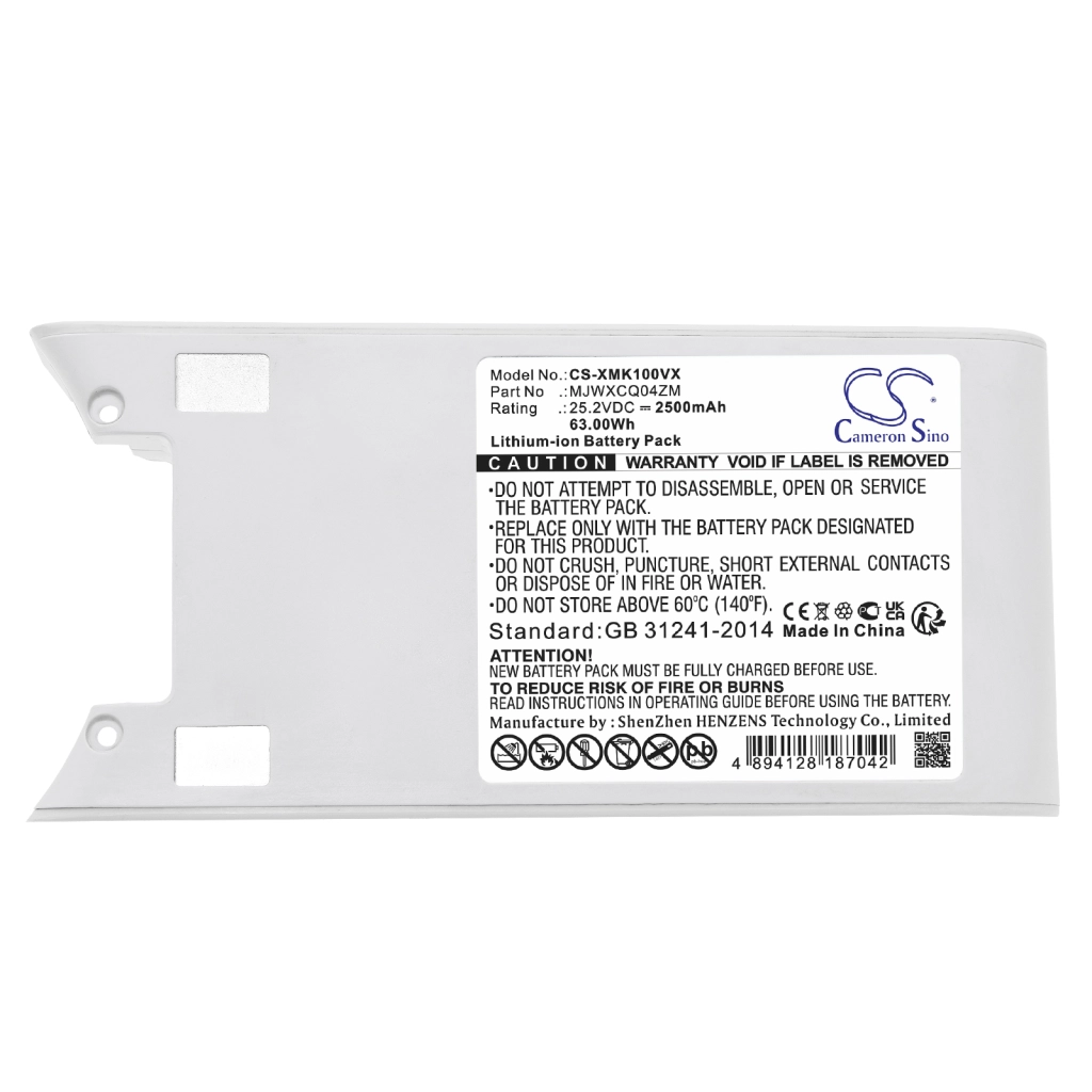 Vacuum Battery Xiaomi CS-XMK100VX