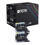 Ink Replaces Brother LC40 TCTK ink cartridges LC12 2 pack Black compatible with Brother DCP-J525W DCP-J725DW DCP-J925DW MFC-J430W MFC-J5910DW MFC-J825DW MFC-J6710DW, replaces LC12