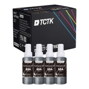 Compatible replacement for Multipack (4) Inks Black Compatible with Epson EcoTank - Replaces T6641 (C13T66414A) (C13T664140)