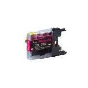 Kompatybilny z Brother LC17 / 19ml Tusz Magenta (Kartridże z tuszem)