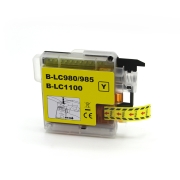 Kompatybilny z Brother LC980 / 12ml Tusz Żółty (Kartridże z tuszem)