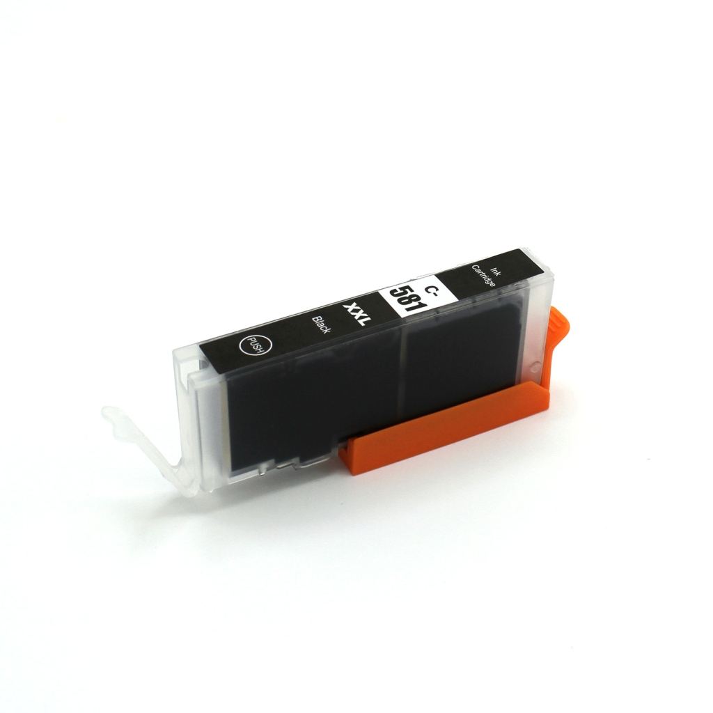 Kompatybilny z Canon CLI-581XXLBK / 12.5ml Tusz Czarny (Kartridże z tuszem)