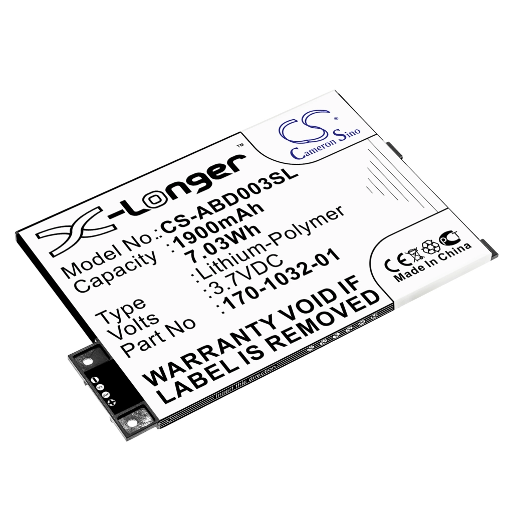 Ebook, eReader Battery Amazon CS-ABD003SL