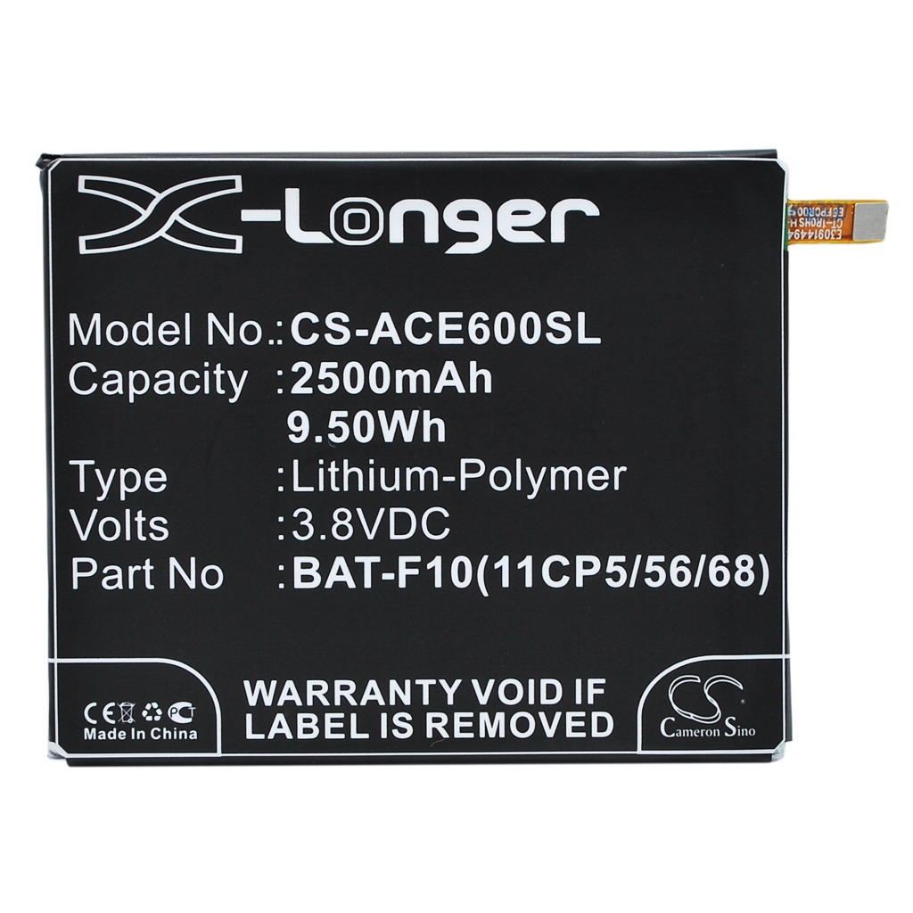 Baterie do telefonów komórkowych Acer CS-ACE600SL
