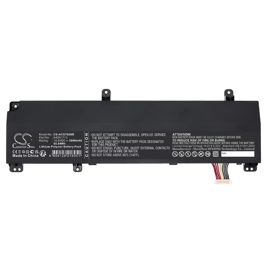 Notebook battery Acer CS-ACG702NB