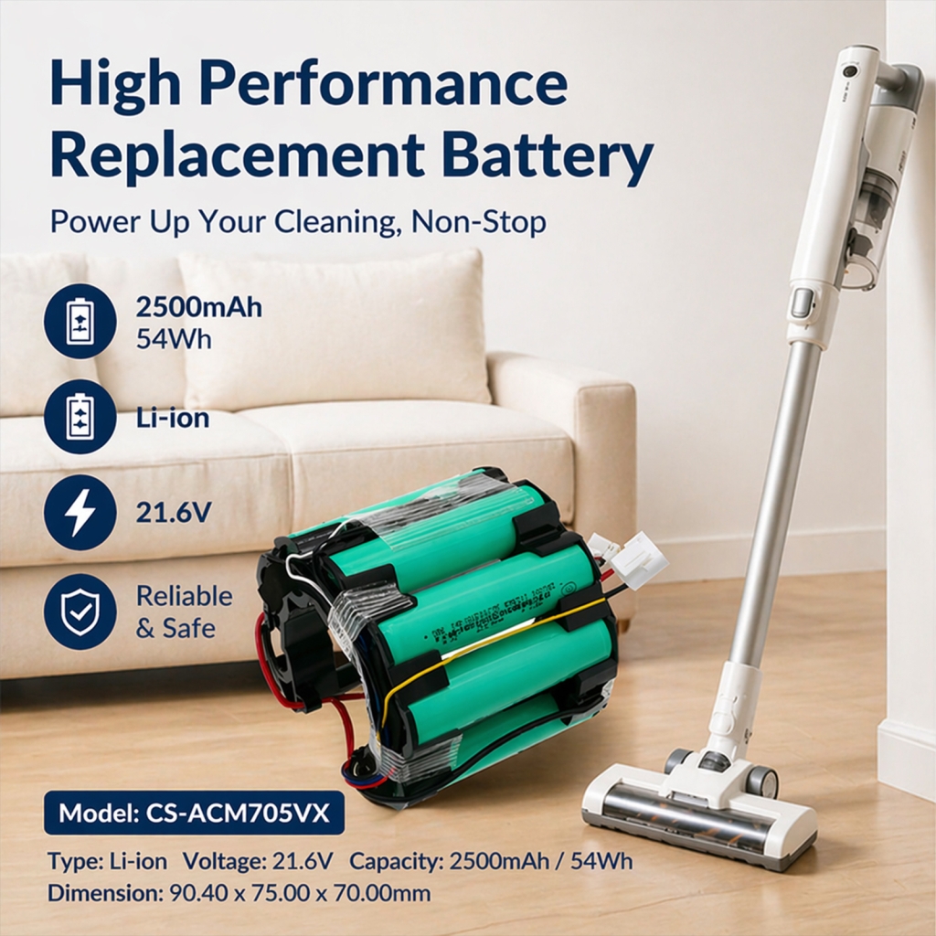 Battery compatible with Amica CS-ACM705VX