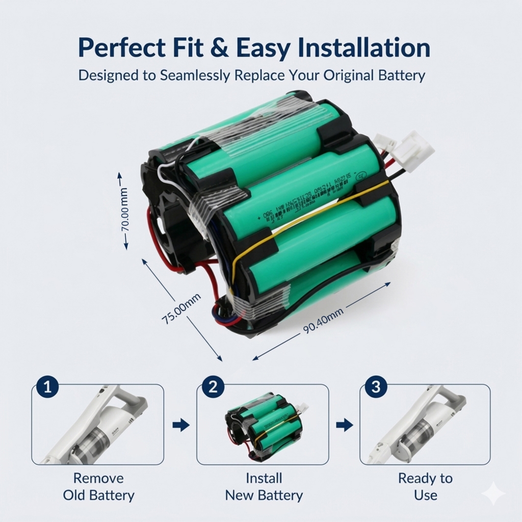 Battery compatible with Amica CS-ACM705VX
