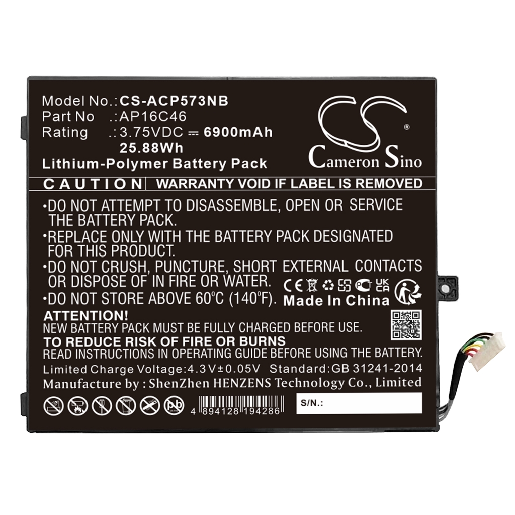 Bateria do notebooków Acer CS-ACP573NB
