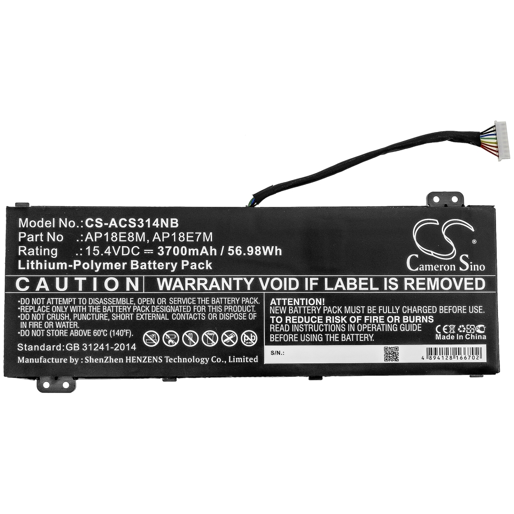 Bateria do notebooków Acer CS-ACS314NB
