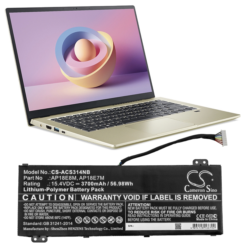 Bateria do notebooków Acer CS-ACS314NB