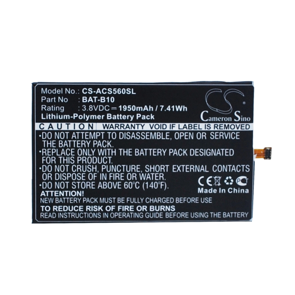 Baterie do telefonów komórkowych Acer CS-ACS560SL