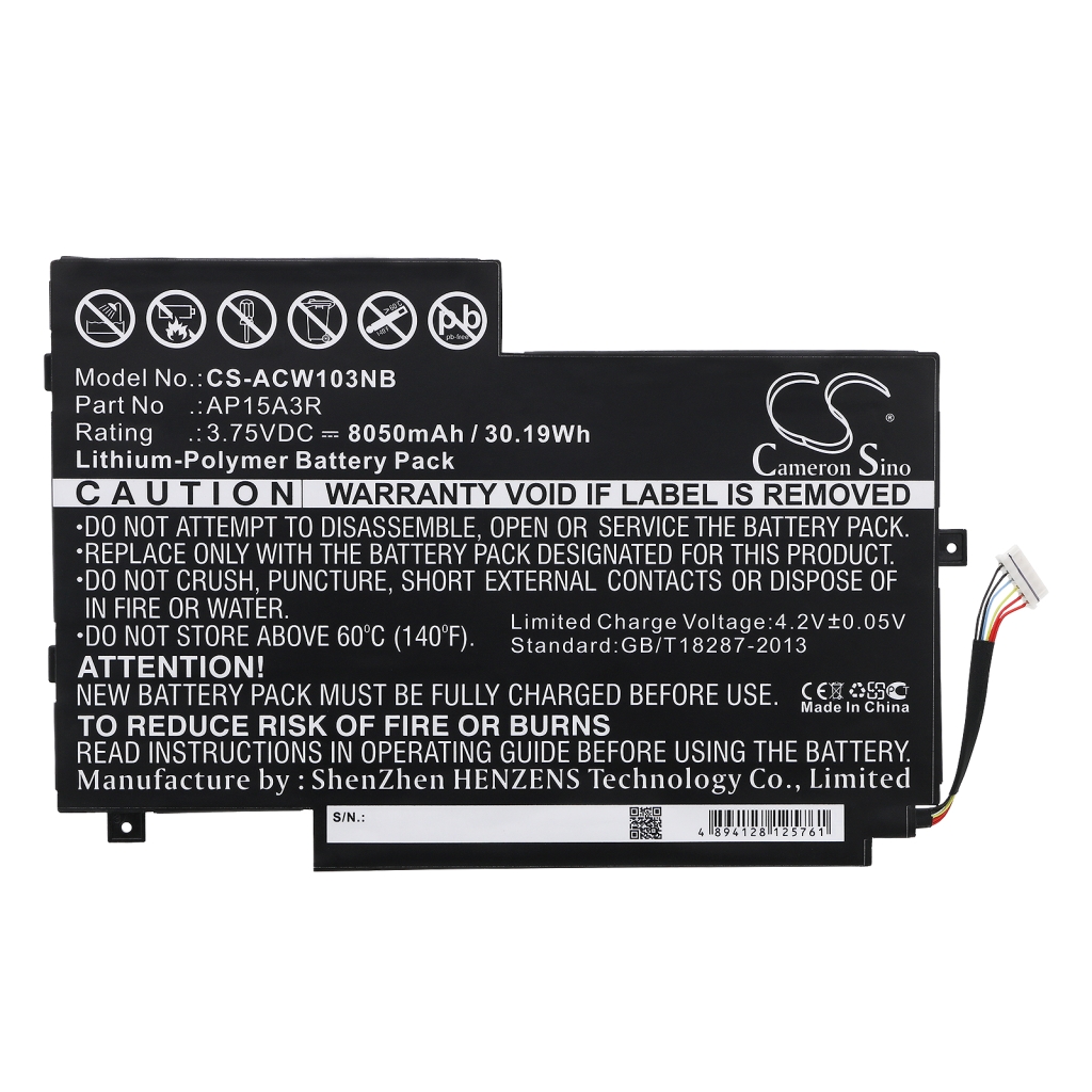 Bateria do notebooków Acer CS-ACW103NB