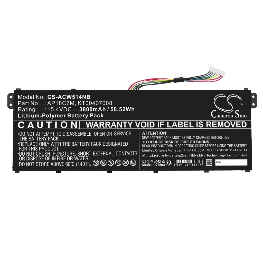 Bateria do notebooków Acer CS-ACW514NB
