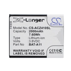 Compatible battery replacement for Acer BAT-A11,BAT-A11(1ICP5/51/62),KT.0010K.007