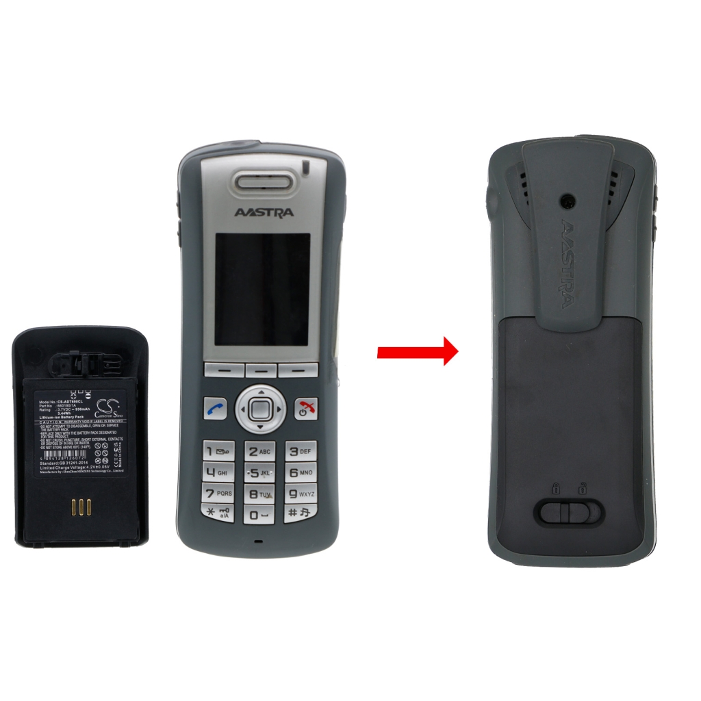 Aastra Baterie do telefonów bezprzewodowych CS-ADT690CL