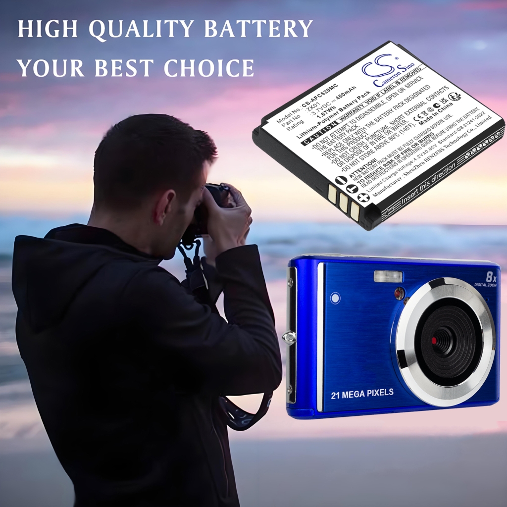 Battery compatible with Camera Battery