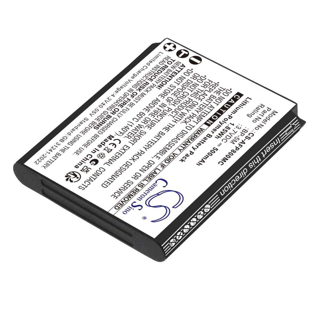 Battery compatible with Camera Battery