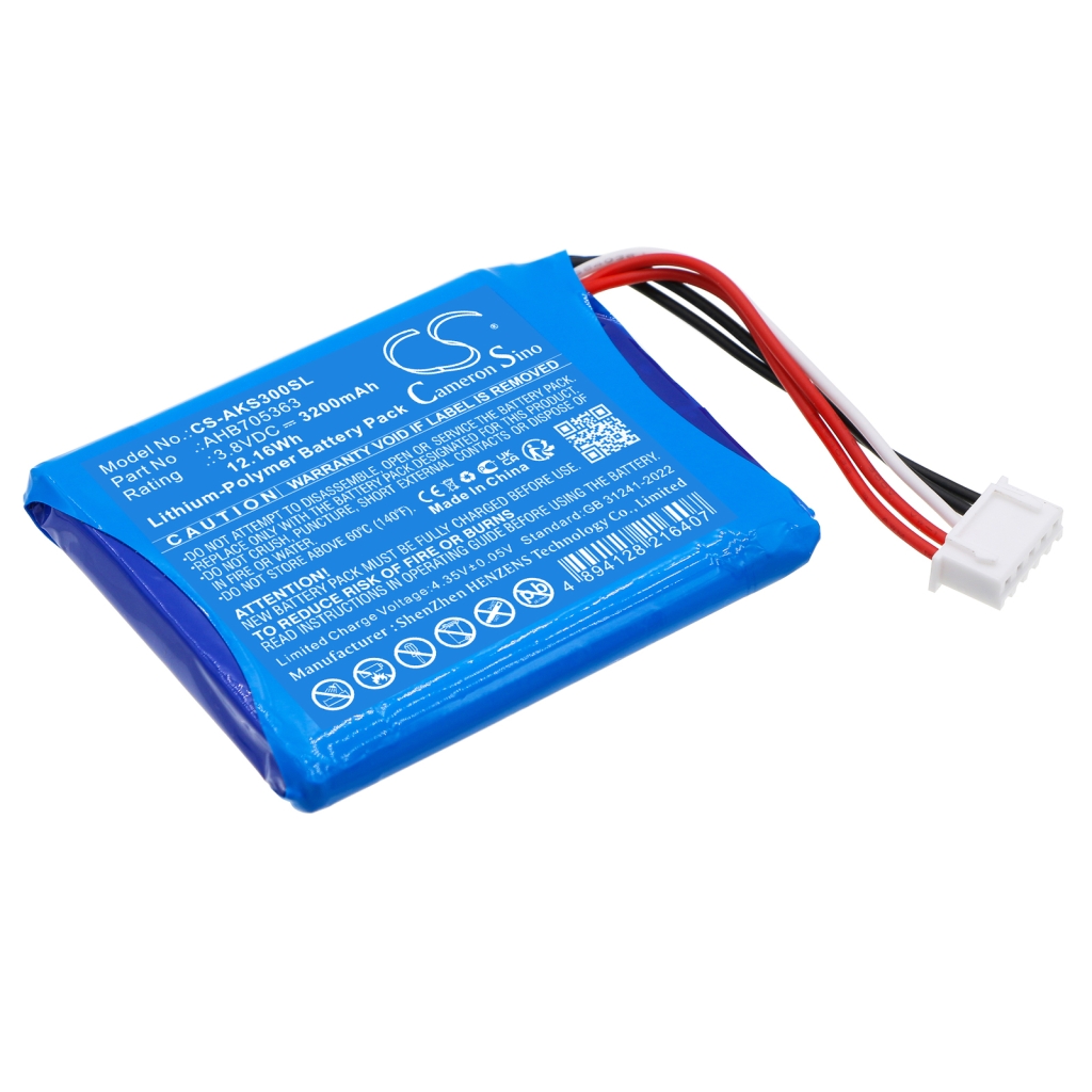 Compatible battery replacement for AKG AHB705363