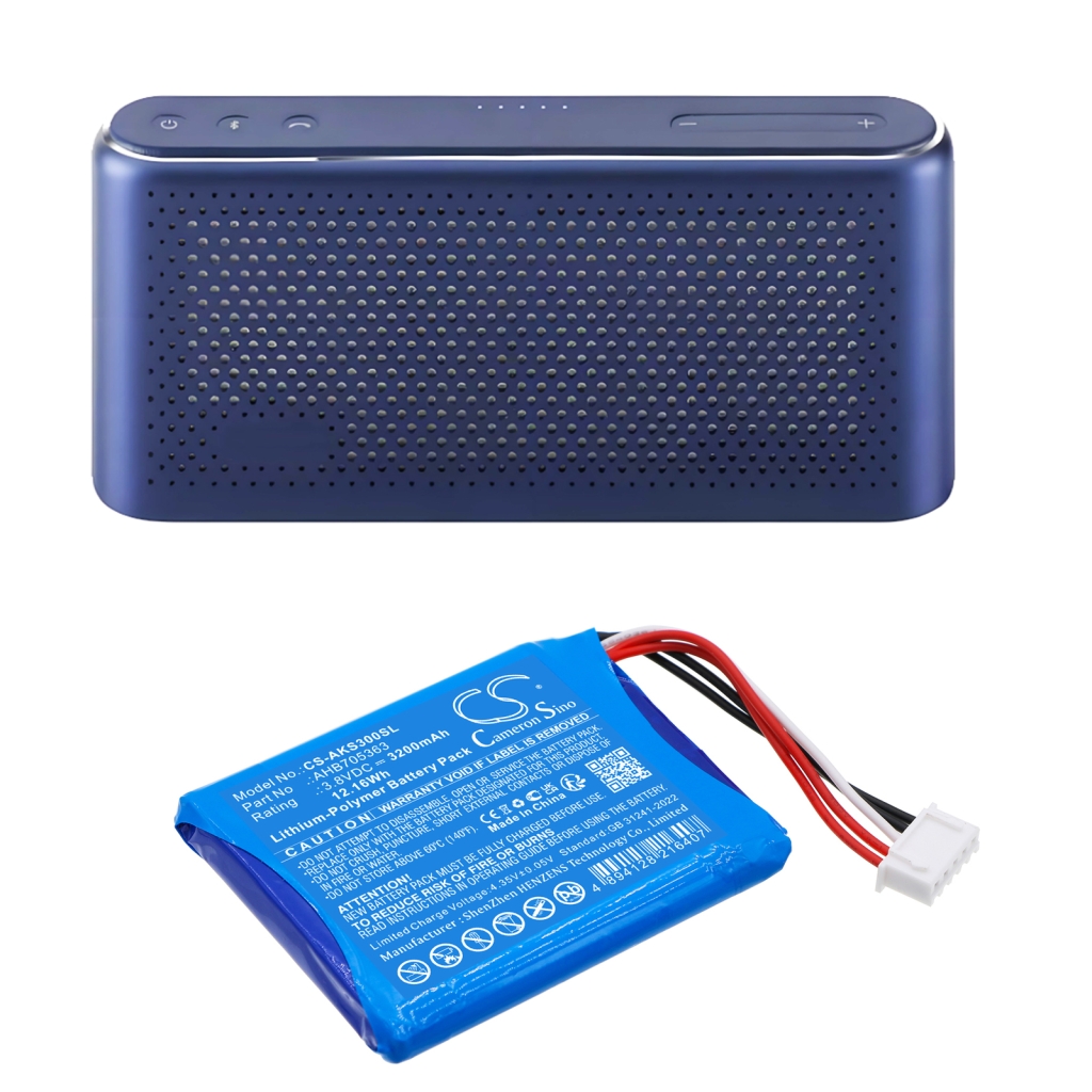 Compatible battery replacement for AKG AHB705363
