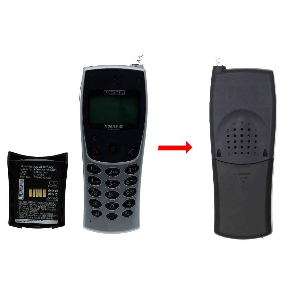 Alcatel Baterie do telefonów bezprzewodowych CS-ALM200CL