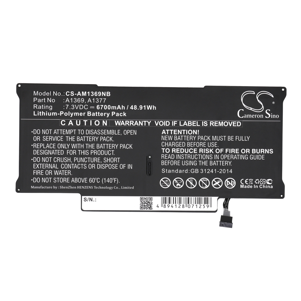 Bateria do notebooków Apple CS-AM1369NB