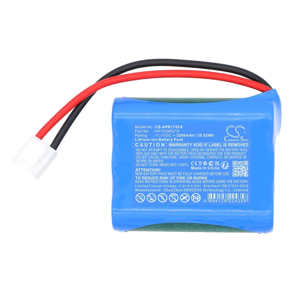 Compatible battery replacement for Aiper HYY0345210