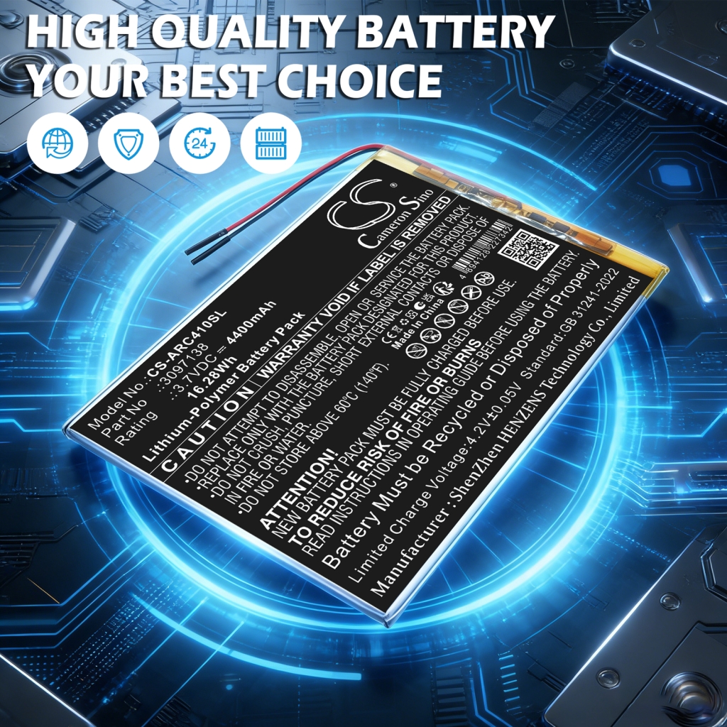 Battery for ARCHOS OXYGEN 4G