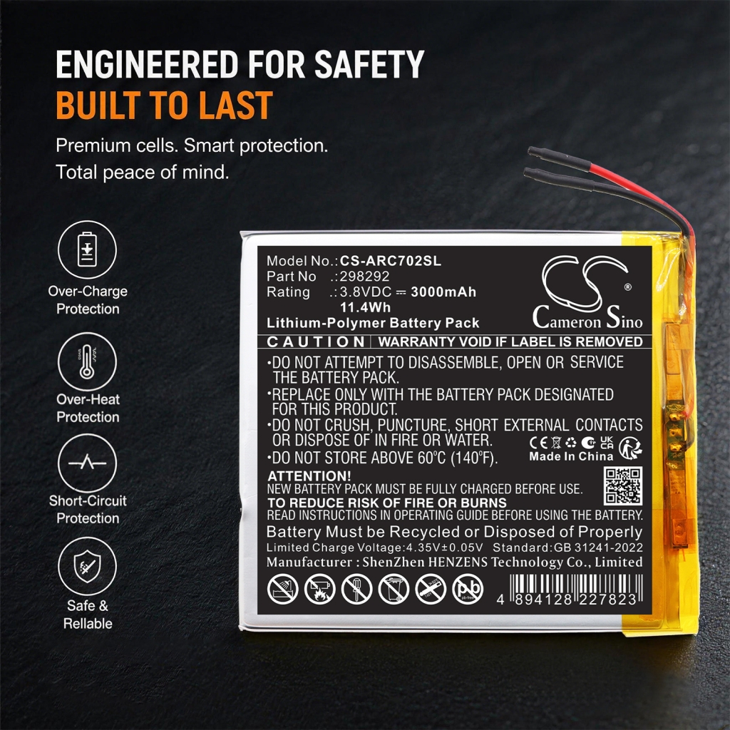 Bateria kompatybilny z Archos CS-ARC702SL
