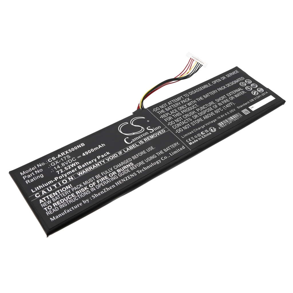 Notebook battery Gigabyte CS-ARX500NB