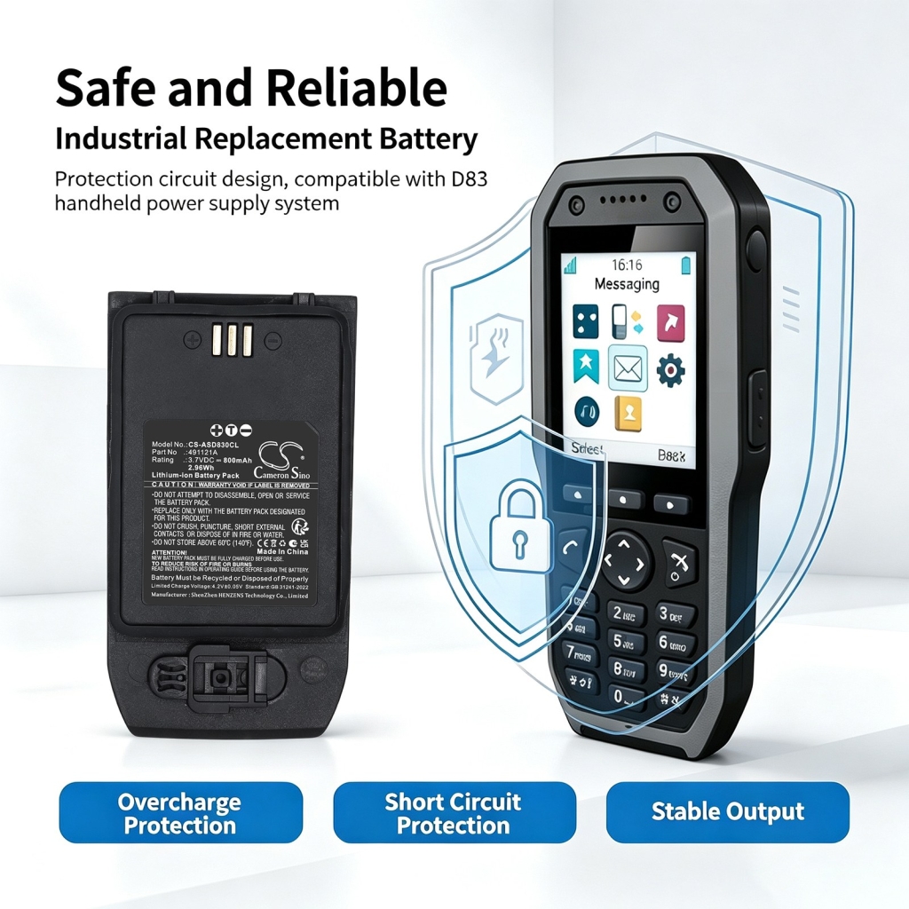 Baterie kompatybilny z Ascom D83 D83 Messenger Talker CS-ASD830CL