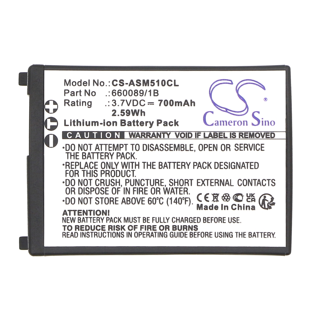 Ascom Baterie do telefonów bezprzewodowych CS-ASM510CL
