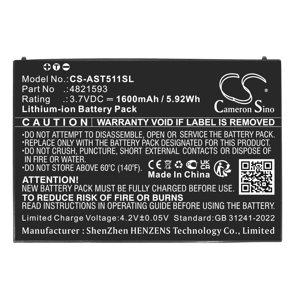 Baterie do zabezpieczeń domowych Assa abloy CS-AST511SL