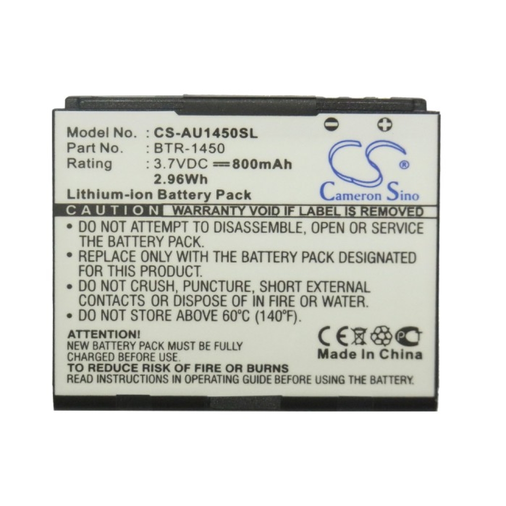 Baterie do telefonów komórkowych Audiovox CS-AU1450SL