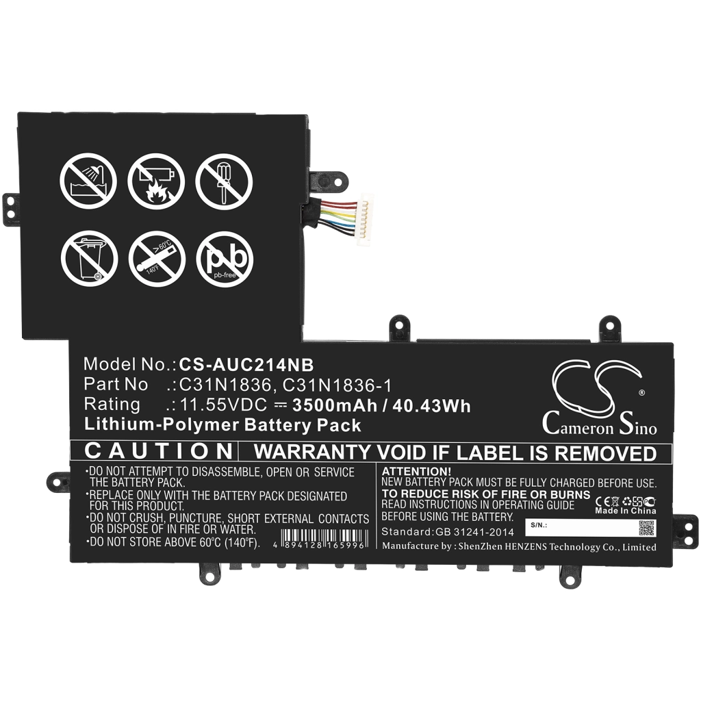 Bateria do notebooków Asus CS-AUC214NB