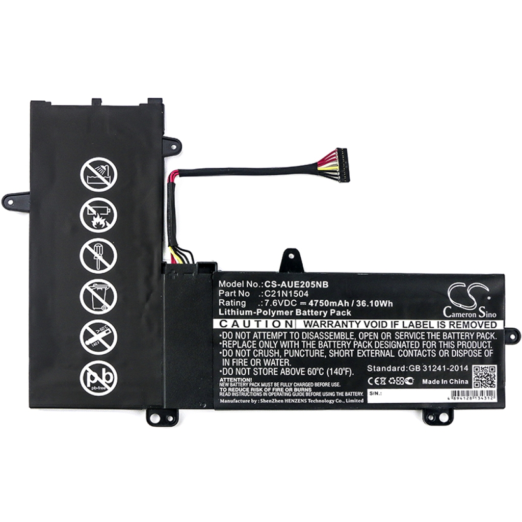 Bateria do notebooków Asus CS-AUE205NB