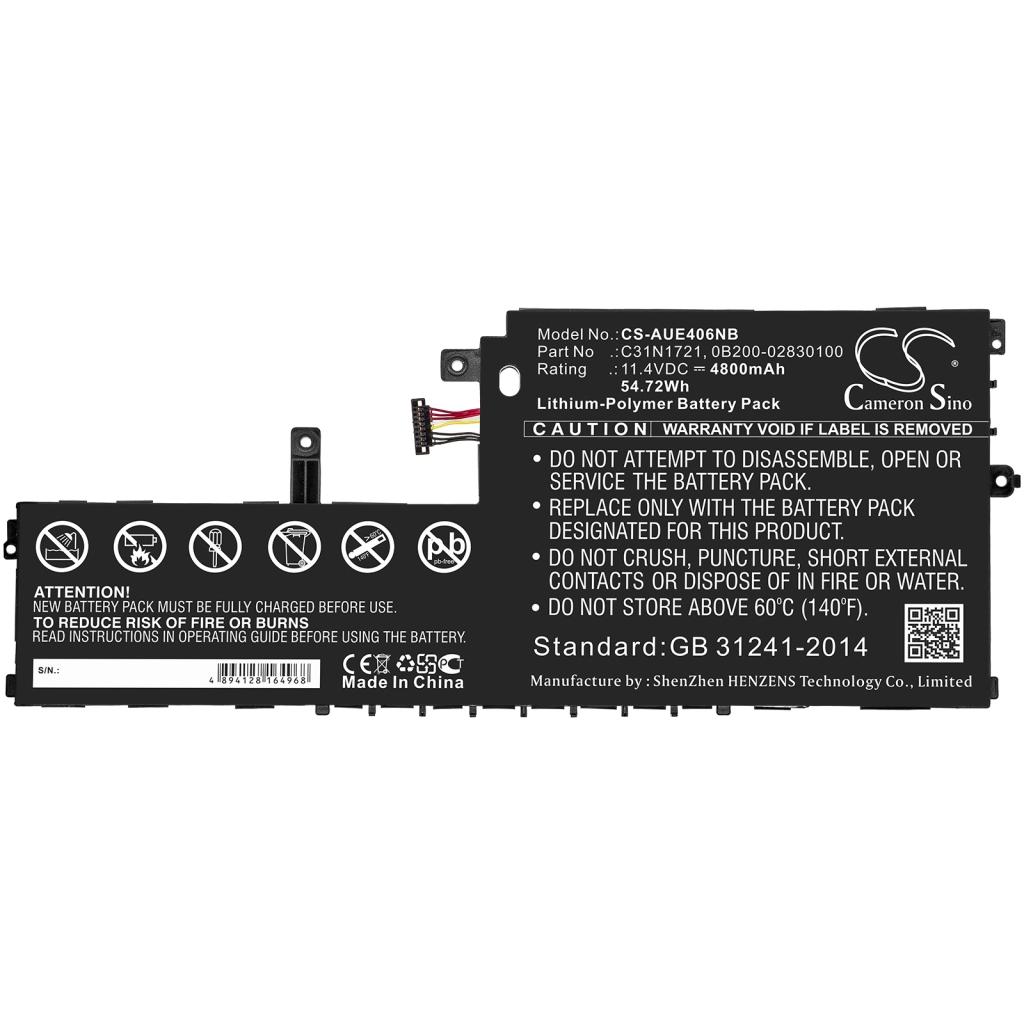 Bateria do notebooków Asus CS-AUE406NB